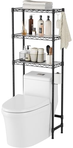 SINGAYE Over The Toilet Storage Shelf：3-Tier Bathroom Organizer and Storage