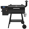 Z GRILLS ZPG 550B2 Wood Pellet Smoker 8 in 1 BBQ Grill with Latest PID Technology LCD Controller Auto Temperature Control Meat Probe 553 sq in Black