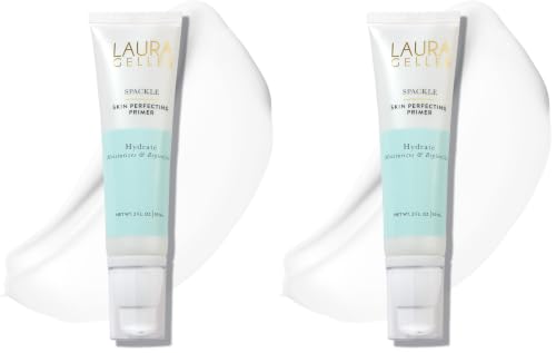 LAURA GELLER NEW YORK Spackle Primer - Hydrate - Super-Size 2 Fl Oz - Hyaluronic Acid Makeup Primer for Mature Skin (Pack of 2)