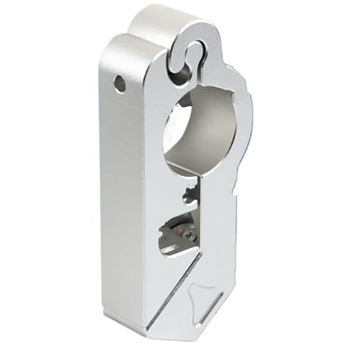 Antivol de guidon de moto argent avec cadenas double verrouillage universel pour scooter