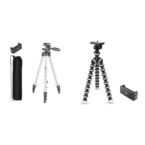 Image of Tygot T-720 (52 inch) Tripod for Smartphones & Cameras with Mobile Holder and Carry Bag, Load Capaci