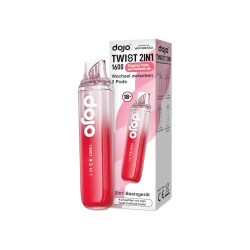 Vaporesso Dojo Twist 2in1 Akku – Roter E-Zigarette