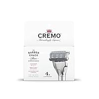 Cremo - Barber Grade Razor Blades for Men | 4 Refills - FIGHTS RAZOR BURN