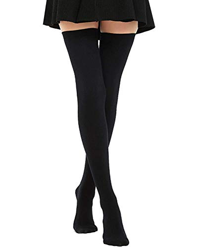 DRESHOW Mujer Extra Largos Calcetines Hasta la Rodilla Cosplay