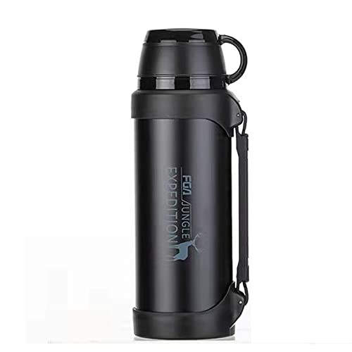 Scizorito Stainless Steel Vacuum Bottle, Hot & Cold Beverage Portable Insulated Kettle, Car Portable Travel Coffee Mug with Leak-proof Built-in Lid, Suit for Home, Gift, Outdoor Sport(40.5 oz)