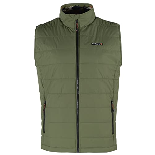 Image of Salt Life Men's Ocean Trekker Zip Front Vest