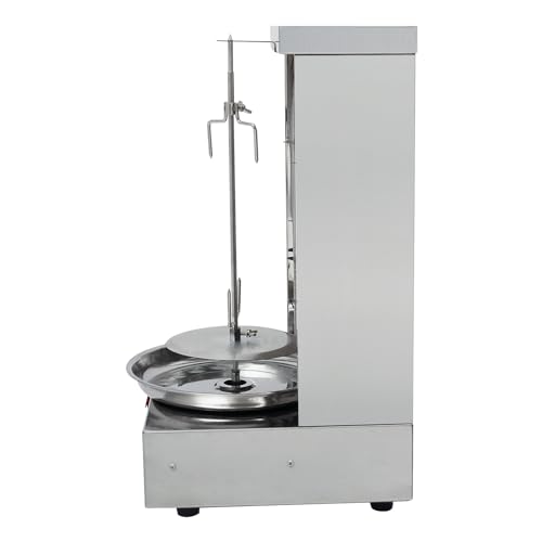 NaMaSyo Vertikaler Dönergrill 220V 3000W Elektrogrill Döner-Vertikal Schaschlik-Grill Vertikalgrill Gyros Grill Einstellbare Temperatur für Döner, Gyros, Schaschlik Kebab – Bild 8