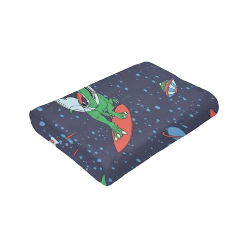 Couverture flanelle astronaute plaid imprimé drôle cadeau idéal lit - 8