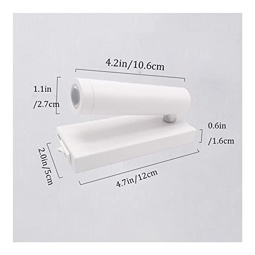 Cabecero con pilas sin cables para eliminar enchufes con lámpara de pared USB 4