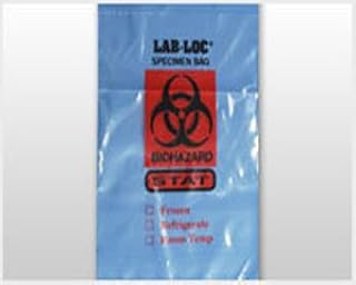 6 x 10, 3 Wall - Tamper-EVIDENT Specimen Bags, 2.0 MIL, 1000 /CASE, Print-