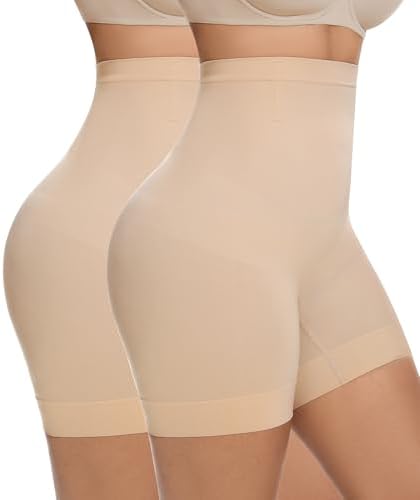 Womens Shapewear Tummy Control, Girdles for Women Body Shaper High Waist Shapewear Shorts Under Dress