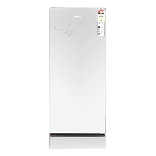 Haier 195 L 4 Star Direct Cool Single Door Refrigerator (HRD-1954PMG-F, Mirror Glass, Base drawer)