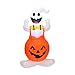 DJLOOKK Zucca Fantasma Gonfiabile Gonfiabile di Halloween da 1,2 m con luci a LED per la Decorazione del Centro Commerciale da Esterno Forniture per Feste di Halloween
