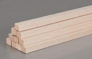 Balsa Wood 3/8 X 3/4 X 36 (5) - Quantity is Listed in Parenthesis in Title