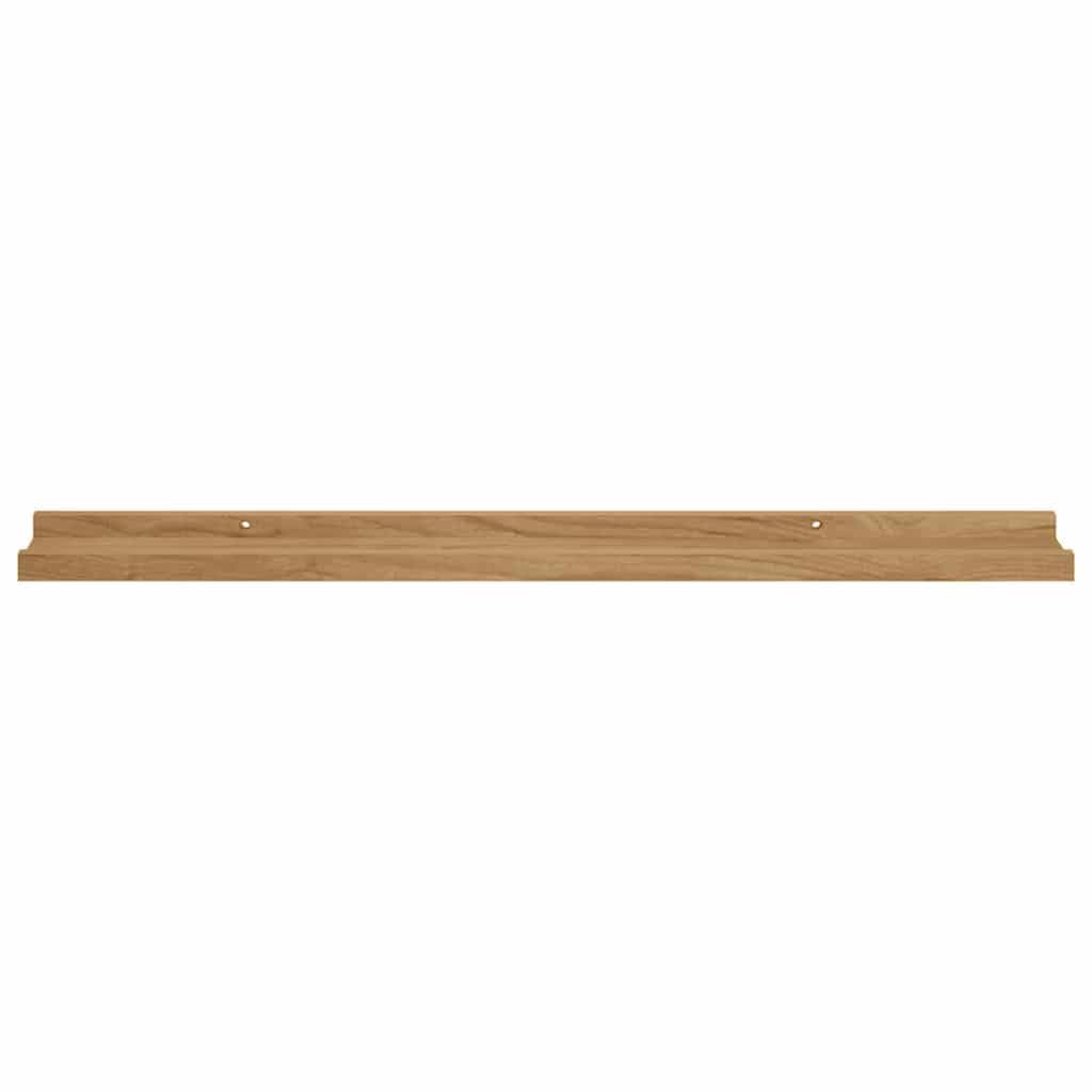 Set di 4 mensole da parete, 80 x 9 x 3 cm, in legno, stile moderno, per quadri e decorazioni in soggiorno, camera da letto e ufficio