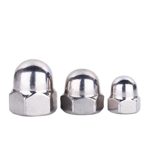 fengpeng 304 �X�e�����X�|�i�C�����^�J�h���O���i�b�g�Z�p���L���b�v���g���b�N�h�[���i�b�g���A���j�b�P�����b�L�| M3M4M5M6M8M10M12 50 ��(Nickel plate Steel,M6 (10Pcs))