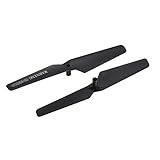 Materiales 5.ABS zmigrapddn último Hélice a estrenar 2 Pares CW / CCW Propeller Props Blade para Syma X5C RC Drone Quadcopter Aviones UAV Repuestos Accesorios Repuestos Componente Drone Accesorios Repuestos