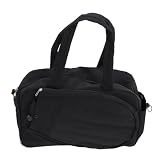 Tosuny Badminton Schlägertasche Schuhfach Wasserdicht Badminton Tasche für Sportfans (BLACK)