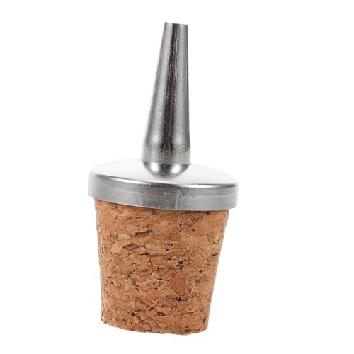 Alipis Verseur de Bouteille Amer avec Bouchon Liège, Bec Verseur Distributeur D’Huile, Accessoire Bar Cocktail pour Bartenders et Bars à Domicile, Usage Professionnel, Bouchon Bouteille