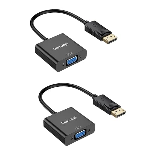 Adaptador DisplayPort a VGA 2 unidades miniatura 1