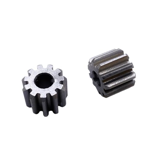 Bevel Gear Pinion Hardware Mechanical 2pcs 1M 11/12/15/17/18/23/25 Teeth 5MM Hole Diameter Stainless Steel Spur Gear(12 Teeth)