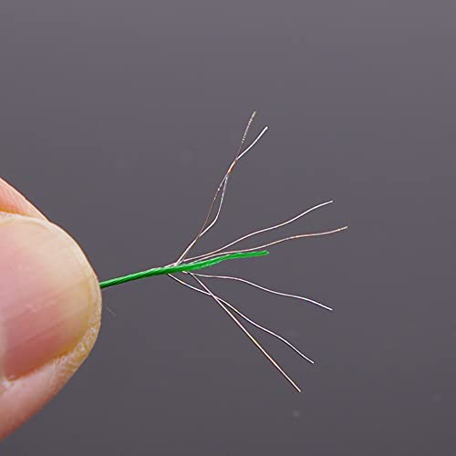 Colletia 30Pcs Fishing Wire Leaders With Swivels And Snaps 6Inch 9.8Inch 11.8Inch Nylon-Coated Fishing Line (Green 30) #TOP3