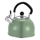 Photo Gallery taizhichen bollitore a fischio, bollitore per il tè, pentole moderne, antiruggine, con manico, bollitore per caffè in acciaio inossidabile per pesca, grigliate, verde Photo Gallery taizhichen bollitore a fischio, bollitore per il tè, pentole moderne, antiruggine, con manico, bollitore per caffè in acciaio inossidabile per pesca, grigliate, verde