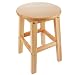 Produktbild ASelected 45 cm Hocker Holz, Holzhocker, Gästehocker Für Das Wohnzimmer Korridor Höhe (Rund)