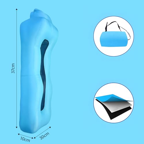 Matelas gonflable en polyester permanent lit ergonomique et confortable adulte