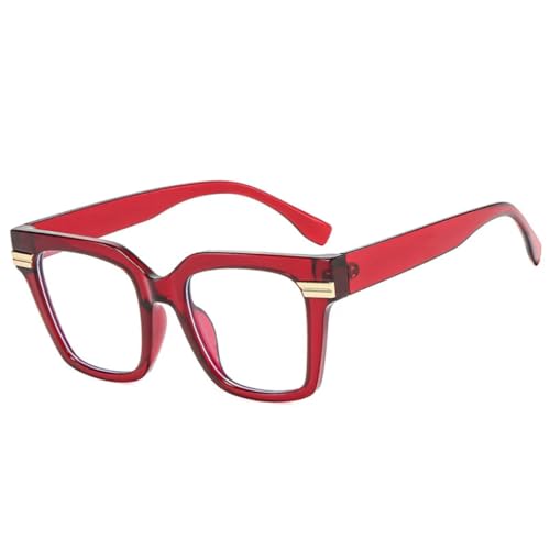 Monture lunettes tendance rouge transparent pour en finir avec les cadres sombres