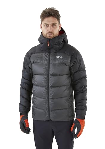 Rab Men's Neutrino Pro Down Jacket for Climbing & Mountaineering - Black/Graphene - Small - Image 3