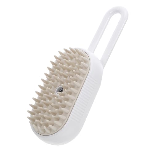 Cepillo de Vapor para Mascotas para eliminar pelo y masajear con rociador