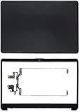 Black LCD Top Rear Lid Case Back Cover & Bezel & Hinges Compatible with HP 250 G8 255 G8 TPN-C139