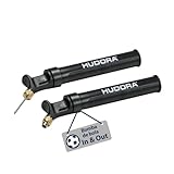 HUDORA Bomba de balón In & out Negro - Bomba de Aire para...
