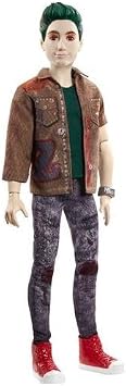 Mattel Disney Zombies 2 Toys, Zed Necrodopolis Zombie Fashion Doll Wearing Grunge Outfit & Accessories, 11 Bendable Joints