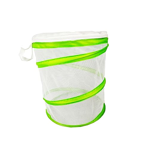 BRIGHTFUFU Sturdy PVC Net Cage for Catching Butterflies Lightweight and Portable Habitat Handle