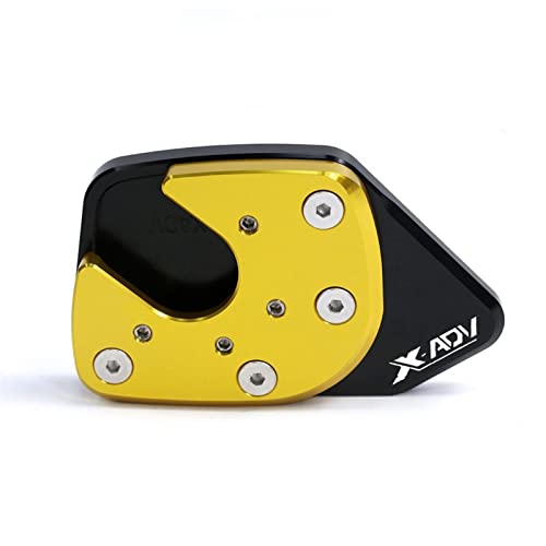 �L�b�N�X�^���h�v���[�g �ɓK������z���_XADV X-ADV 750 2014-2019 XADV���[�^�[�T�C�N���A�N�Z�T���[�t�b�g�T�C�h�X�^���h�p�b�h�v���[�g���L�@�T�|�[�g�G�N�X�e���V�����p(Yellow)