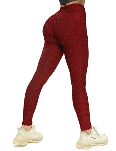 RIOJOY Leggings de levantamiento de glúteos con textura de nido de abeja anti-celulitis gimnasio entrenamiento Amazon Leggings TIK Tok