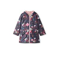 Hatley Girls' Peplum Rain Jacket (Toddler/Little Big Kid), Blue
