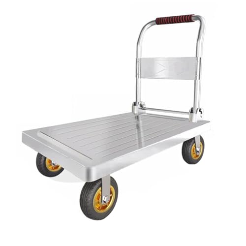 Plataforma plegable de alta resistencia para un fácil transporte, garaje industrial, carro de mano, almacén, camión de mudanza, 110 x 65 cm, capacidad de carga pesada