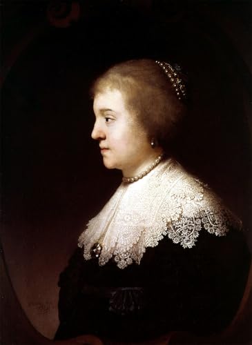 Impression toile Amalia de Solms Rembrandt Graffiti grand format déco murale