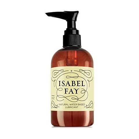 Isabel Fay Natural Water Based Personal Lubricant for Sensitive Skin, No Parabens, No Glycerin, 8 oz Cover