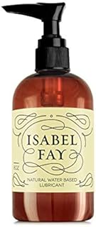8 Oz, NO Parabens NO Glycerin, Natural Personal Lubricant for Sensitive Skin, Isabel Fay - Water Based - Best Personal Lube for Women and Men (8 Fl OZ)