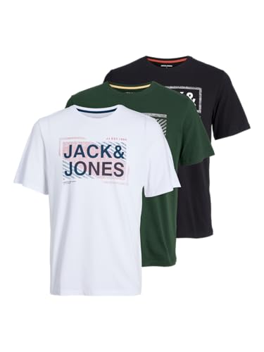 T-shirt homme JACK & JONES col rond pour un style décontracté chaque jour