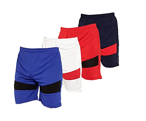 Image of Fort Worth Men's 4 Pack Gym Workout Shorts Quick Dry Bodybuilding Weightlifting Pants Training Running Jogger with Pockets (S)