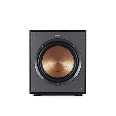 Klipsch R-100SW 10 Subwoofer, Incredibly Deep Bass and an All-digital Amplifier,14 5 x 12 5 x 16 4