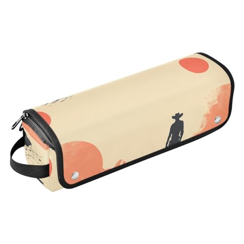 Estuche de viaje 2 en 1 para rizador y plancha con tapete resistente al calor, organizador portátil para planchas, rizadores y otros accesorios de cuidado del cabello