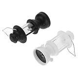 Ipetboom 2 Stück Miniatur Öllaternen Retro Stil LED Beleuchtete Puppenhaus Laternen Vintage Lampen in Weiß und Schwarz Dekorative Mini Lampen für Puppenhaus Szenen und Micro Landschaften