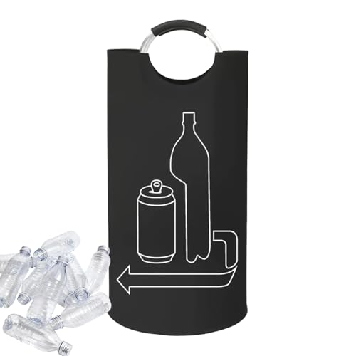 Contenedor De Recogida De Botellas,Bolsas De Almacenamiento De Tela Oxford - Contenedor De Almacenamiento De Vidrio De Desecho De 115L | Para Despensa Garaje Oficina En Casa Camping Picnic Dormitorio