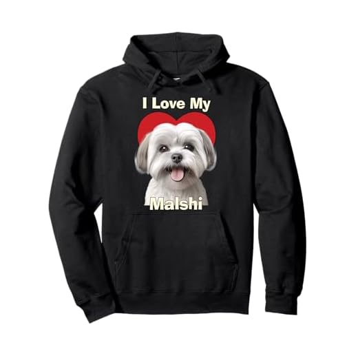 Stylish Malshi Dog Hoodie Pullover